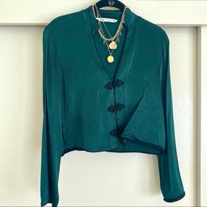 Zara Satin Blouse